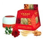 Vaadi Herbal  Anti-Ageing Cream - Almond, Wheatgerm Oil & Rose 30 gm